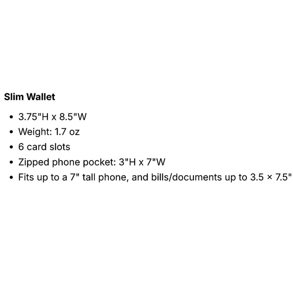 NWOT Canvelle MINT CHECKERED Slim Wallet - Picture 6 of 7